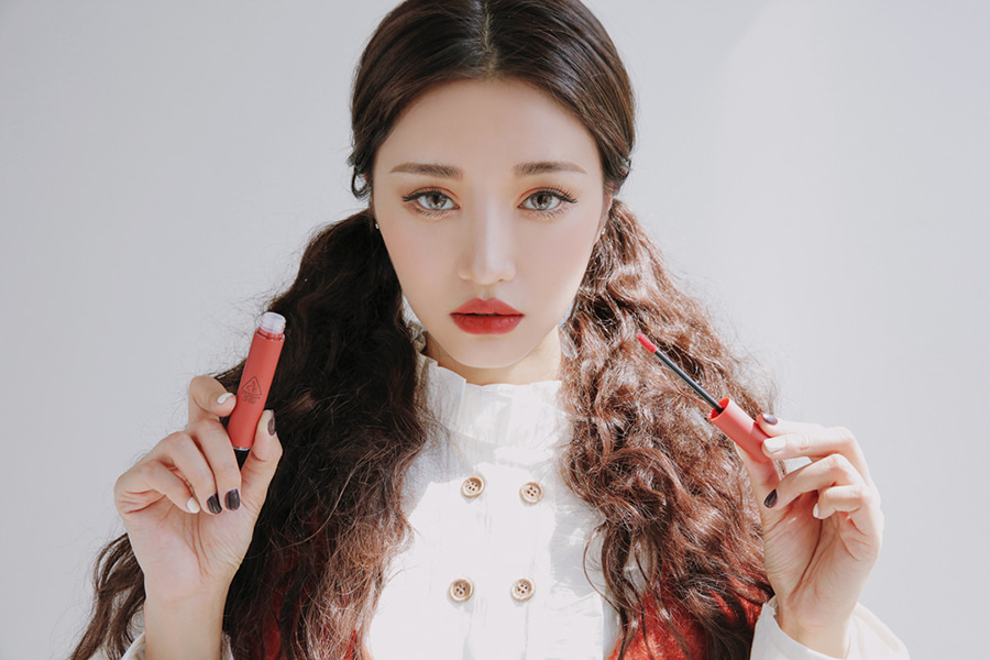 3CE Velvet Lip Tint Daffodil (đỏ đất) 2 3CE Velvet Lip Tint Daffodil (đỏ đất)1