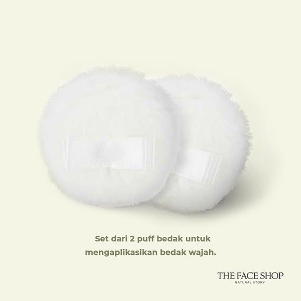  Set 2 Bông Phấn Phủ THEFACESHOP PUFF Daily Beauty Tools Blusher Puff 
