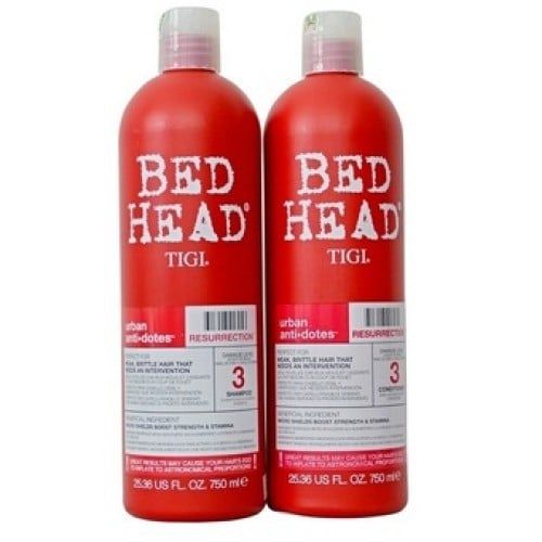  Bộ Gội-Xả Bed Head TIGI Đỏ Chăm Sóc Tóc Hư Tồn Chuyên Dùng Cho Spa - 750ml/chai 