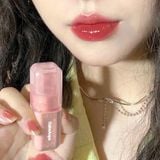  Son Bóng Lùn Dưỡng Ẩm DAIMANPU Doughnut Mirror Lip Glaze 