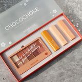  Gift Set HOLD LIVE Chocochoke Pink Sweet Perfect Suit (1 bảng mắt + 3 son) 