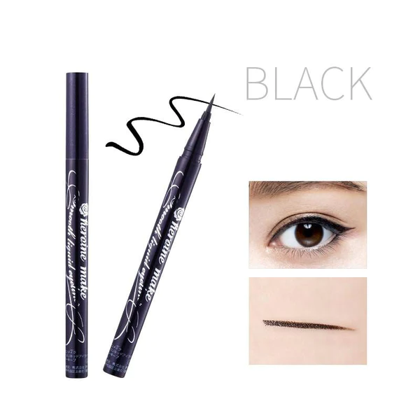  Kẻ Mắt Nước Nét Mảnh 0.1mm Không Trôi Isehan KISS ME HEROINE Make Smooth LIQUID Eyeliner Waterproof 