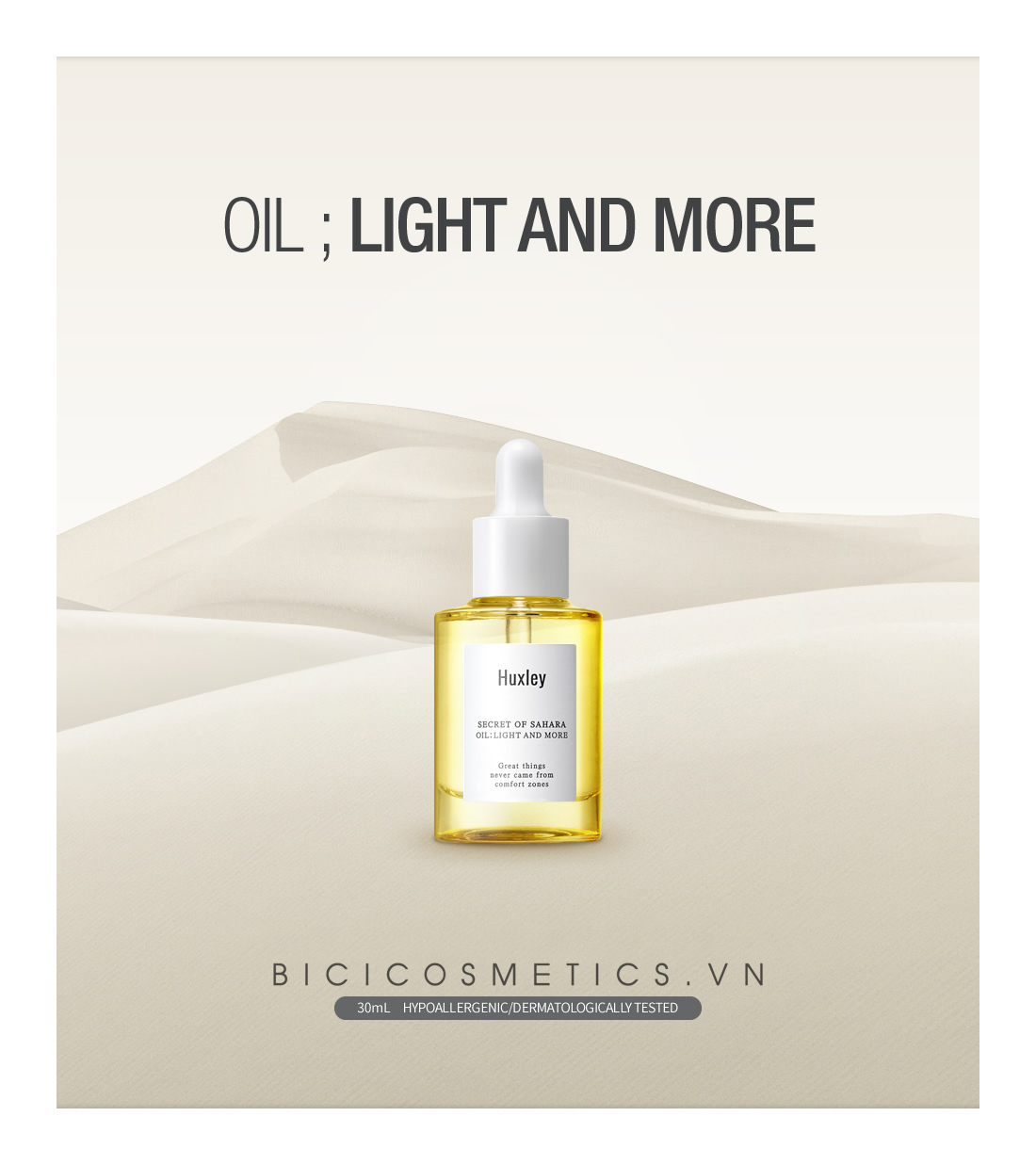 Oil; Light And More -bicicosmetics