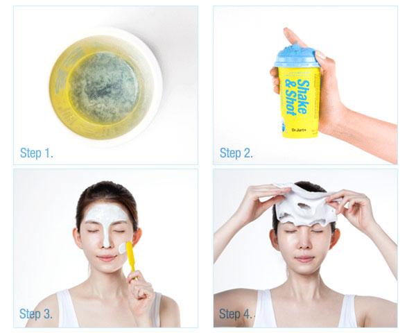 Hướng dẫn sử dụng mặt nạ cao su Dr Jart 1 Hướng dẫn sử dụng mặt nạ cao su Dr Jart 1