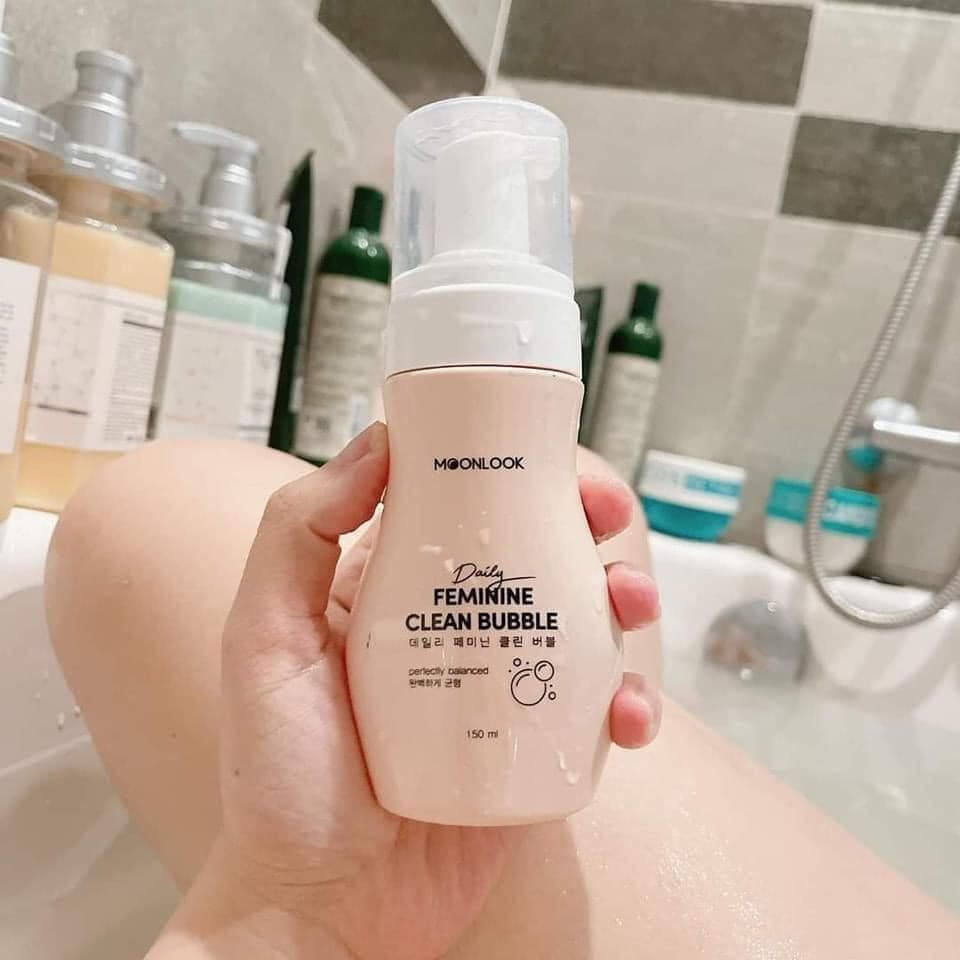  Dung Dịch Vệ Sinh Phụ Nữ Dạng Bọt Tuyết Quyến Rũ MOONLOOK Daily Feminine Clean Bubble - 150ml 