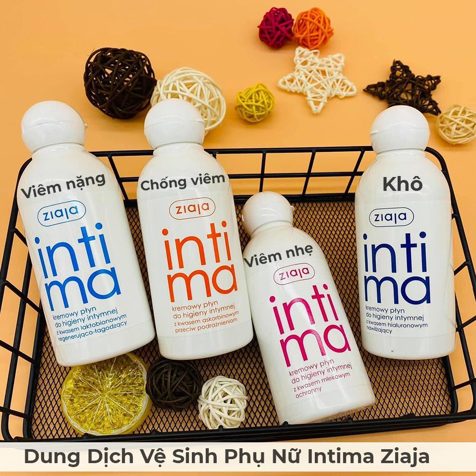 T2) DUNG DỊCH VỆ SINH ZIAJA INTIMA BALAN BỔ SUNG AXIT HYALURONIC TÁC –  Bicicosmetics