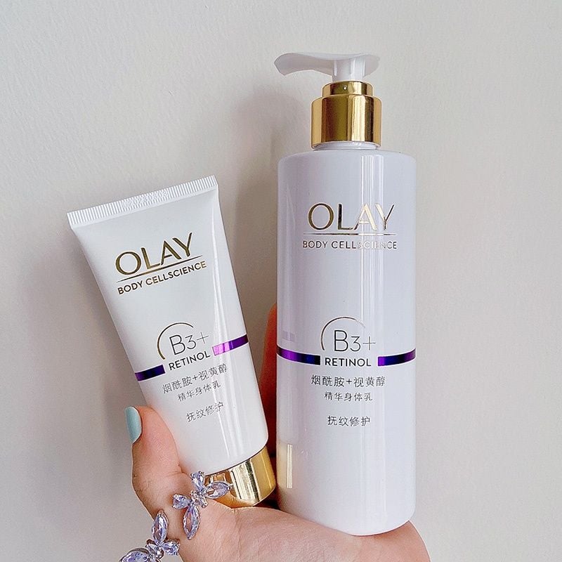 Dưỡng Thể Trắng Da OLAY Body Cellscience B3+Retinol 250ml Bicicosmetics