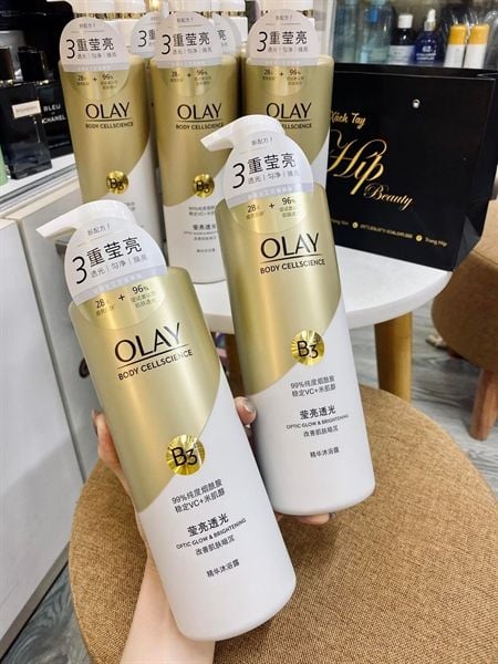  Sữa Tắm Dưỡng Trắng Da OLAY B3 + Vitamin C 500g - Đài Loan 