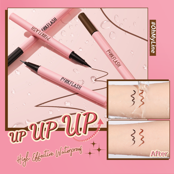  Bút Kẻ Mắt Nước Lâu Trôi Phiên Bản Nâng Cấp PINKFLASH Waterproof Easy Eyeliner | PF-E01 