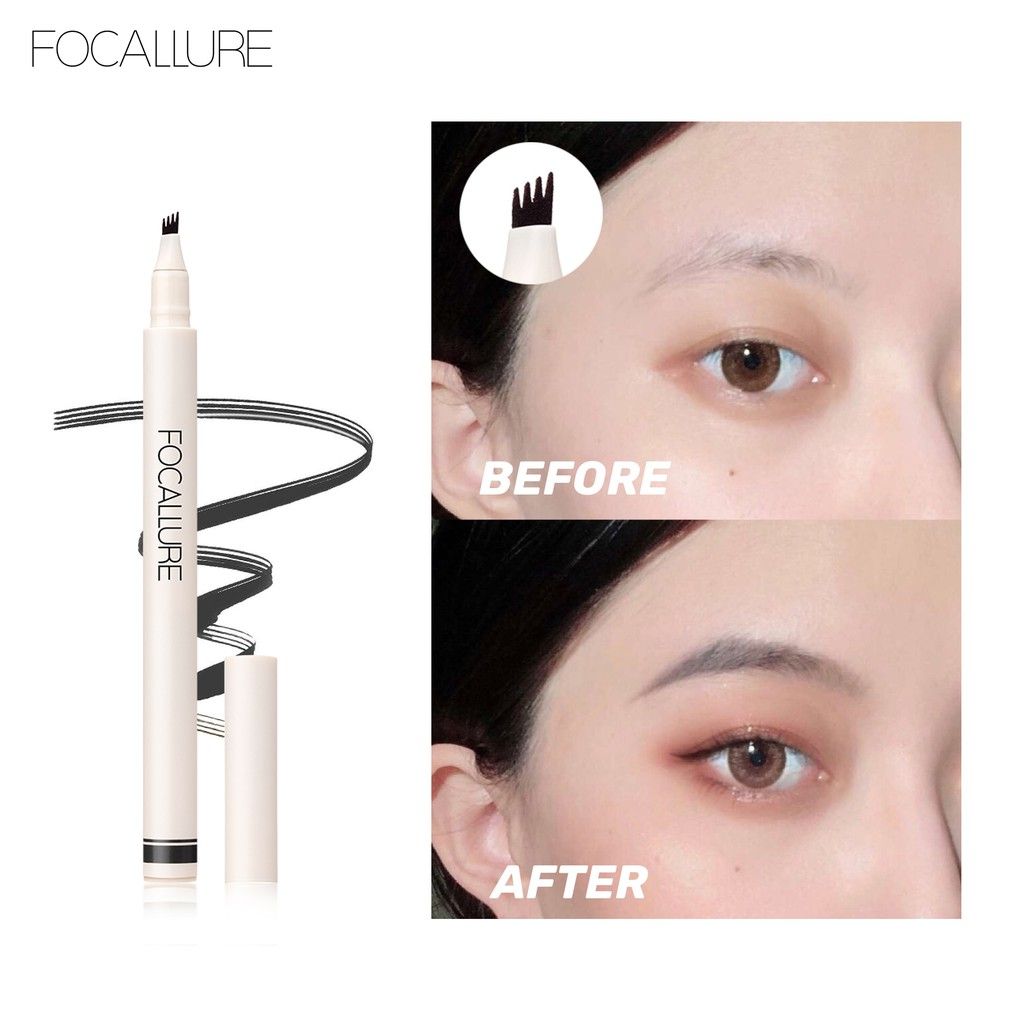  Bút Phẩy Sợi Chân Mày 3D FOCALLURE Fluffmax Tinted Brow Ink Pen | FA-161 