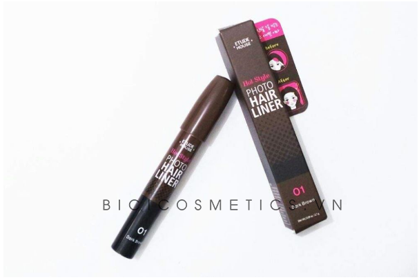 Bút vẽ dày tóc Etude House Photo Hairliner dùng cho vùng tóc thưa có kiểu dáng nhỏ gọn vô cùng dễ thương