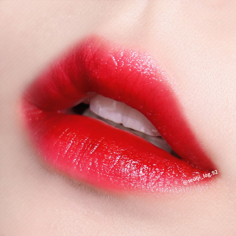 Son kem dạng tint Etude House Shine Chic Lip Lacquer x Red Velvet - bici cosmetics