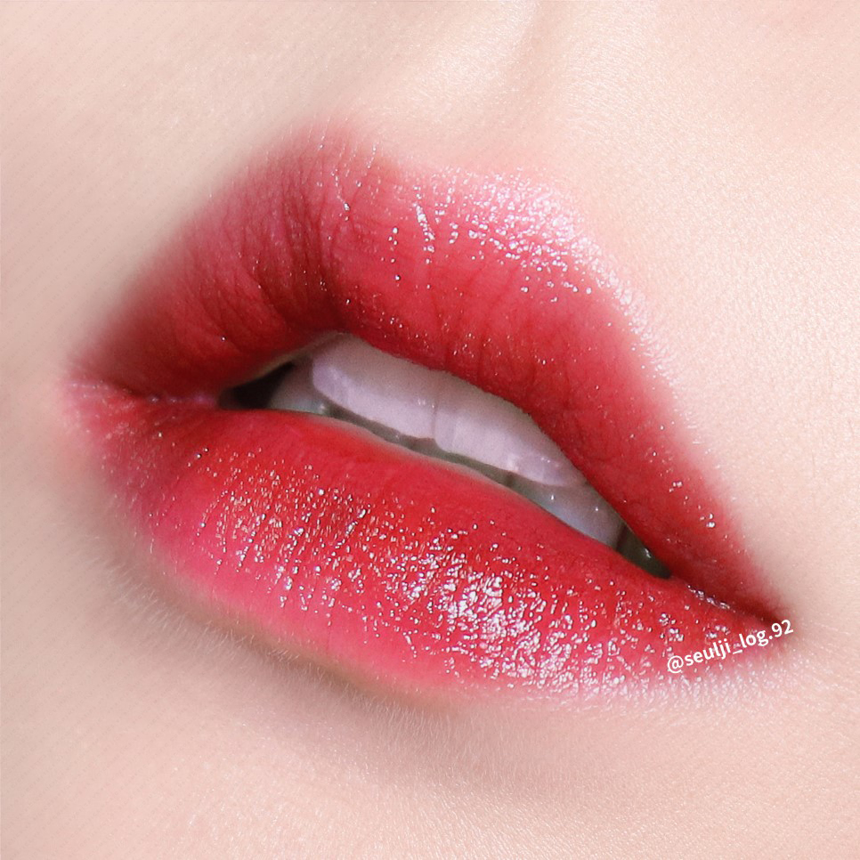 Son kem dạng tint Etude House Shine Chic Lip Lacquer x Red Velvet - bici cosmetics