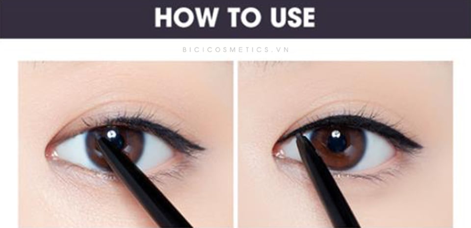 How To Use Kẻ Mắt "Siêu" Không Trôi Super Proof Automatic Eyeliner 1