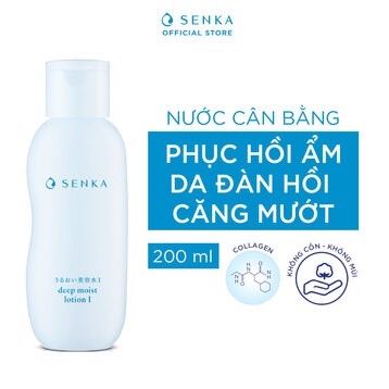  Nước Cân Bằng Dưỡng Ẩm Chuyên Sâu SENKA Deep Moist Lotion I - 200ml 