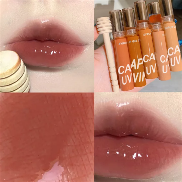  Son Bóng Bền Màu Mềm Môi  CAPUVINI Syrup Lip Gel Nội Địa Trung 