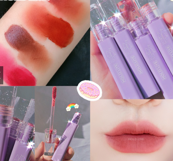  Son Kem Lì Hình Gấu HOLD LIVE Maddie Bear Soft Fog Lip Mud Nội Địa Trung 