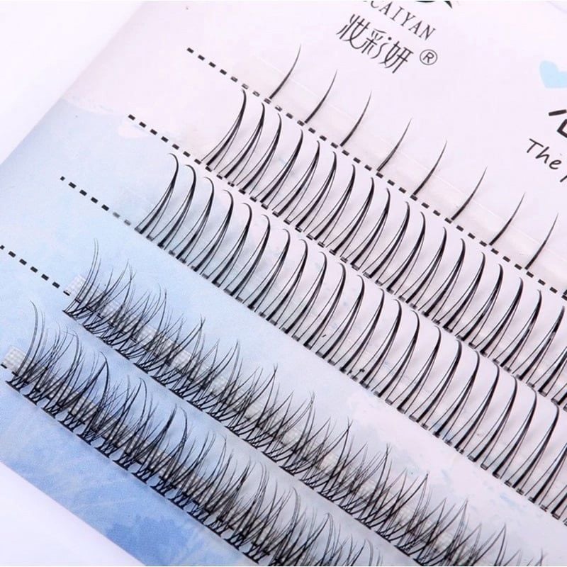  Mi Giả Cụm Mi Dưới Tổng hợp Nhiều Size Tự Nhiên ZHUANGCAIYAN Eyelashes 