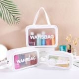  Túi Đựng Mỹ Phẩm Trong Suốt Chống Thấm Nước WASH BAG (Giao màu ngẫu nhiên) 