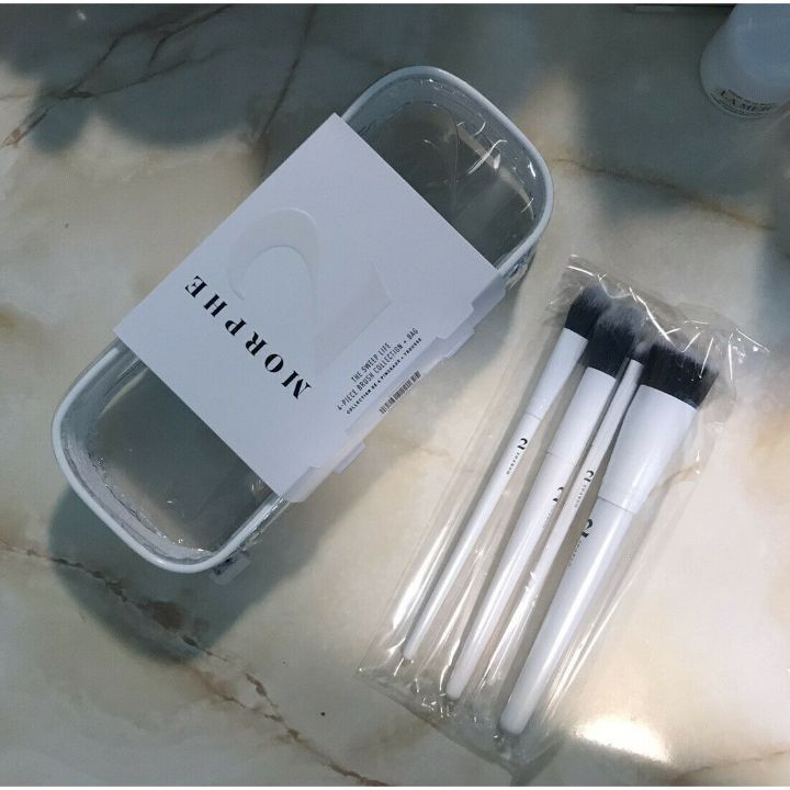 Bộ Cọ 4 Cây Đa Năng Kèm Túi MORPHE 2 The Sweep Life Brush Collection + Bicicosmetics