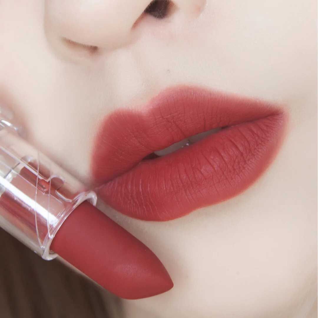  (Đủ Màu) Son Thỏi Siêu Lì 3CE Soft Matte Lipstick Vỏ Trong Suốt 