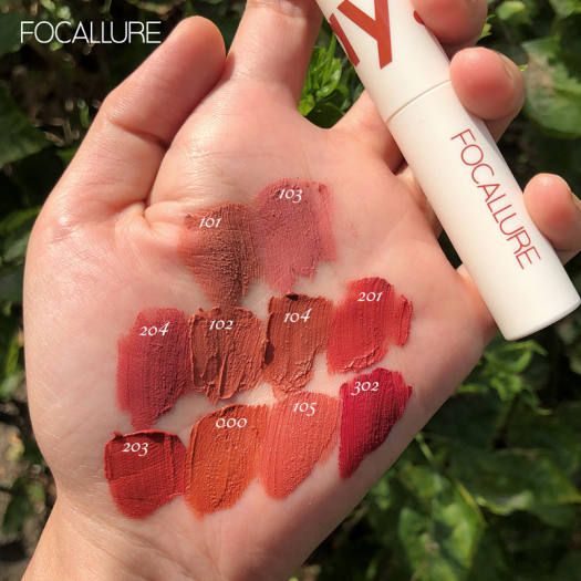  Son Kem Lì Mịn Môi FOCALLURE Clay Pillowy Soft Liquid Lipstick 