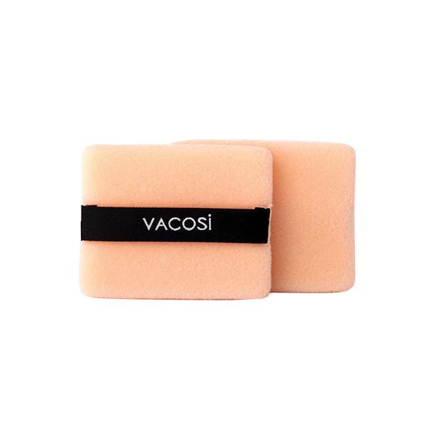  Bông Phấn Khô Vuông Nhỏ Vacosi Small Square Puff (2pcs) [BP02] 