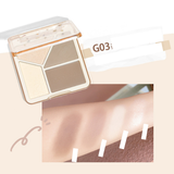  Bảng Tạo Khối Highlight 3 ô GOGO TALES The Sunset Highlight Contouring Palette 