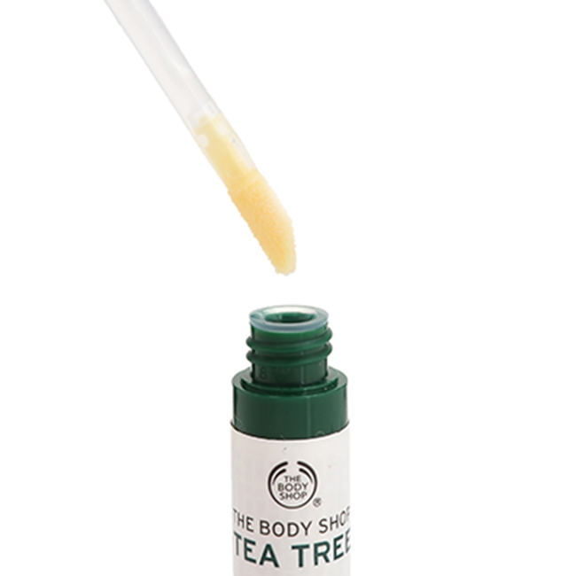 Thiết kế đầu chấm mụn The Body Shop Tea Tree Targeted Gel đơn giản dễ dàng- bici cosmetics