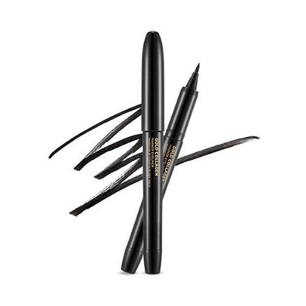 Bút Dạ Kẻ Mắt Gold Collagen Marker Eyeliner The Face Shop