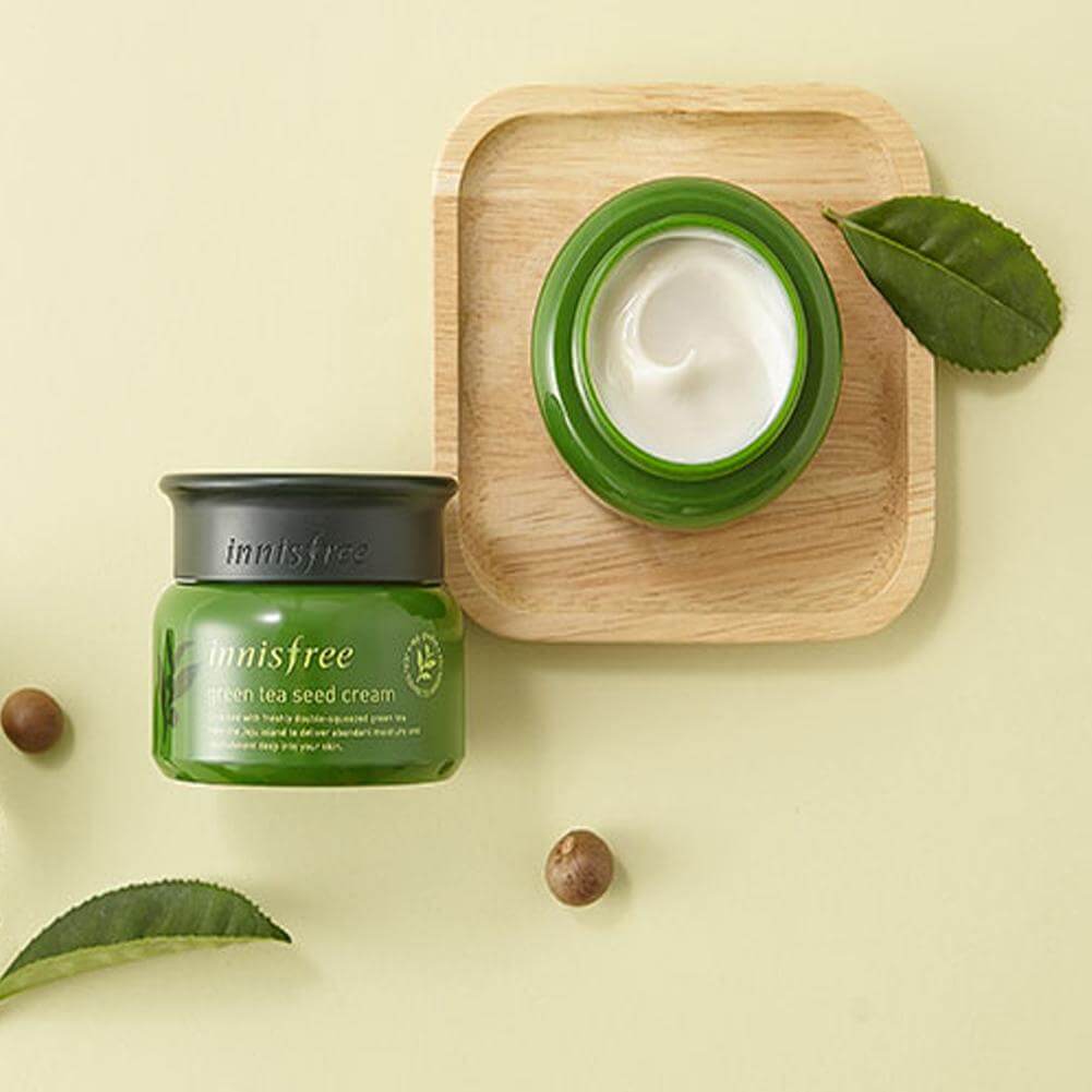 Kem Dưỡng Da Innisfree The Green Tea Seed Cream-bicicosmetics.vn