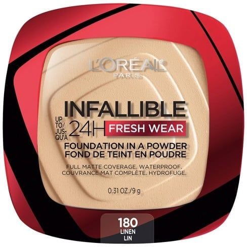  Phấn Nền Kiểm Soát Dầu Không Thấm Nước Không Xuống Tone Đến 24h L'OREAL Infallible 24h Fresh Wear Foundation 