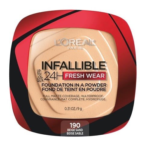  Phấn Nền Kiểm Soát Dầu Không Thấm Nước Không Xuống Tone Đến 24h L'OREAL Infallible 24h Fresh Wear Foundation 