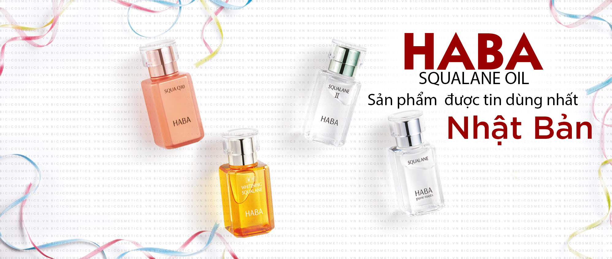 Các dòng dầu dưỡng da HABA Squalane Oil
