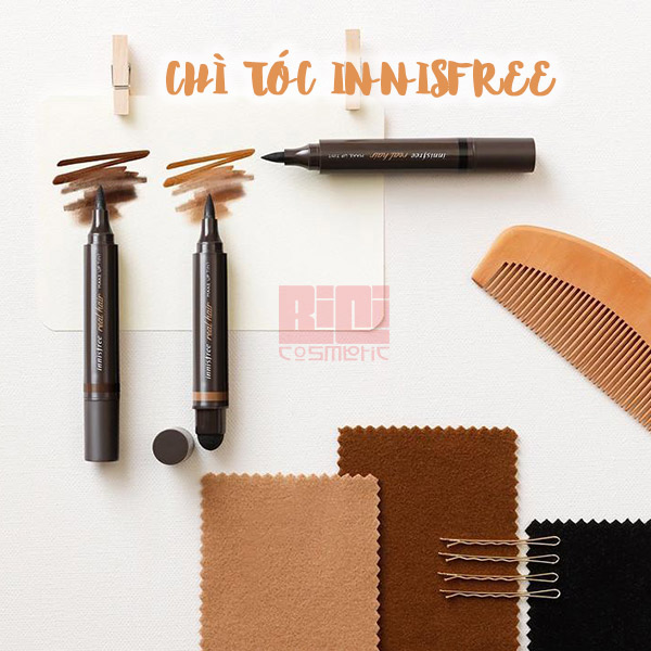 Bút Xăm Chân Tóc Real Hair Make Up Tint INNISFREE 2 Bút Xăm Chân Tóc Real Hair Make Up Tint INNISFREE 1