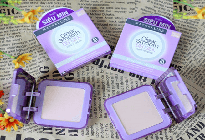 tone màu phấn Maybelline Clear Smooth BB Silk Cake Powder
