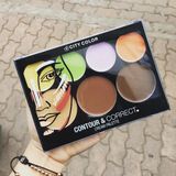  Bảng Triệt Sắc Hiệu Chỉnh Màu Da Dạng Kem CITY COLOR Contour & Correct Pro Cream Palette 