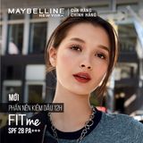  Phấn Nền Dạng Nén Chống Nắng, Kiềm Dầu 12h  MAYBELLINE NEW YORK FIT ME COMPACT POWDER SPF28 PA+++ 6G 