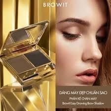  Phấn Vẽ Chân Mày Chuẩn Màu Lâu Trôi BROWIT Series I Easy Drawing Brow Shadow (Có Tem Phụ) 