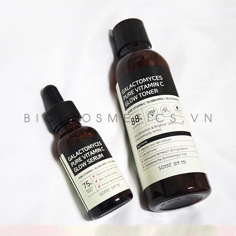 Bộ đôi dưỡng trắng Galactomyces Pure Vitamin C Glow- BICI COSMETICS