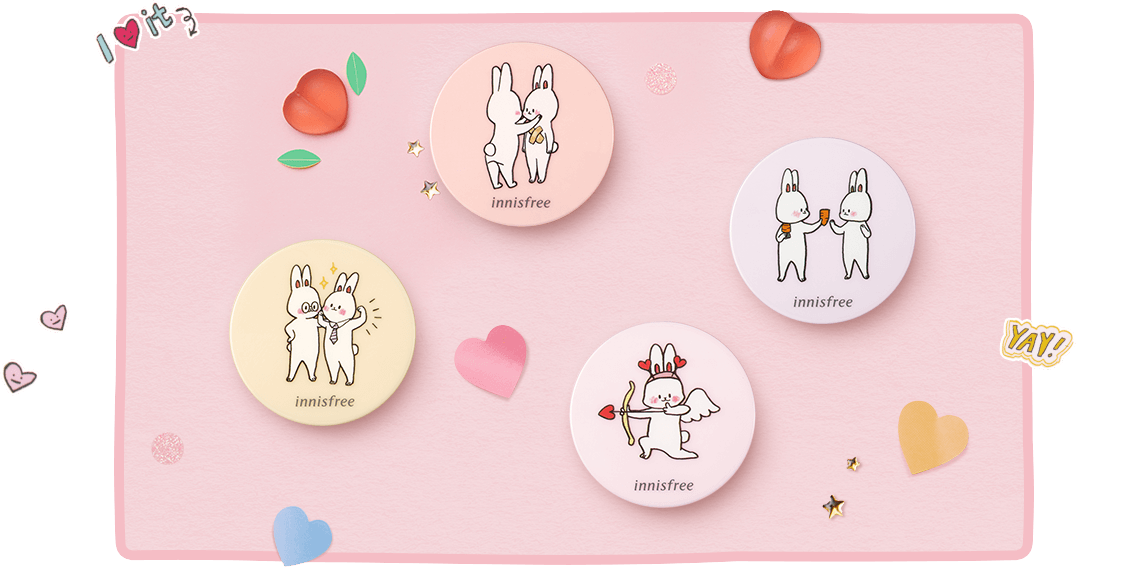 [NEW 2019] Phấn Phủ Dạng Bột Innisfree No Sebum Happy Bunny Cheering Edition Mineral Powder