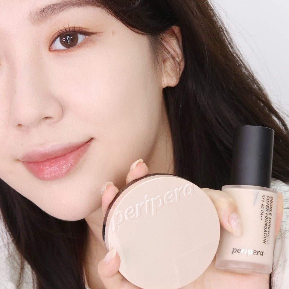  Kem nền PERIPERA Double Longwear Cover Foundation 