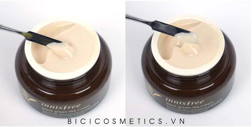 Innisfree Black Green Tea Cream 1 - Bici Cosmetics