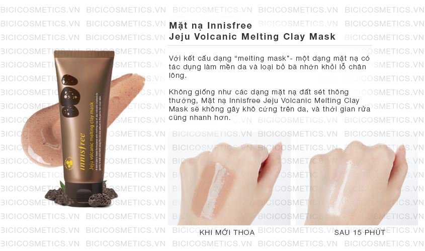Mặt nạ Innisfree Jeju Volcanic Melting Clay Mask