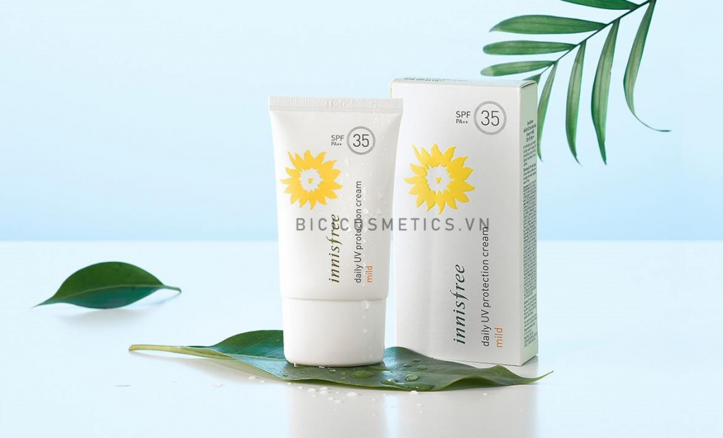 Innisfree review kem chống nắng