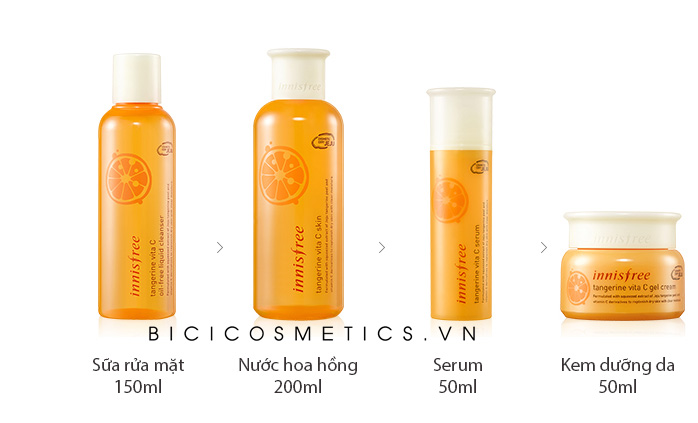 Innisfree Tangerine Vita C15 - Bici Cosmetics