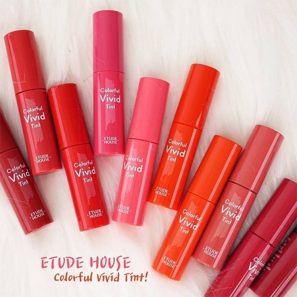  Son Tint Dưỡng Ẩm Môi Etude House Colorful Vivid Tint (DATE 11.12.2022) 