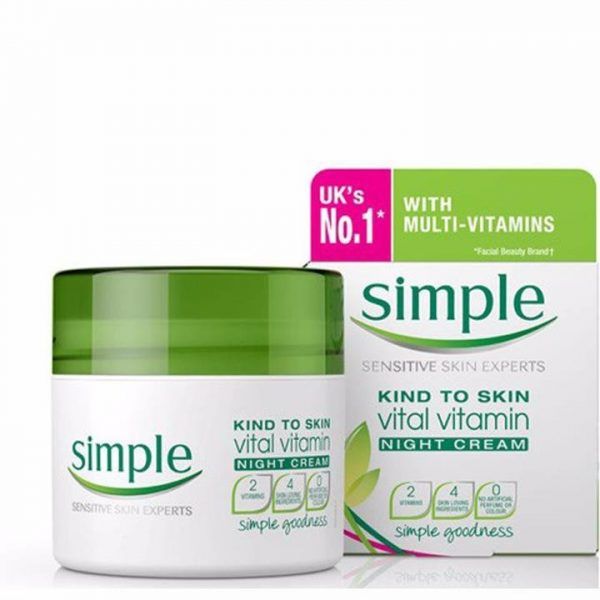  Kem Dưỡng Ban Đêm Simple Kind To Skin Vital Vitamin 