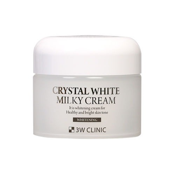 Kem dưỡng trắng da 3W Clinic Crystal White Milky Cream