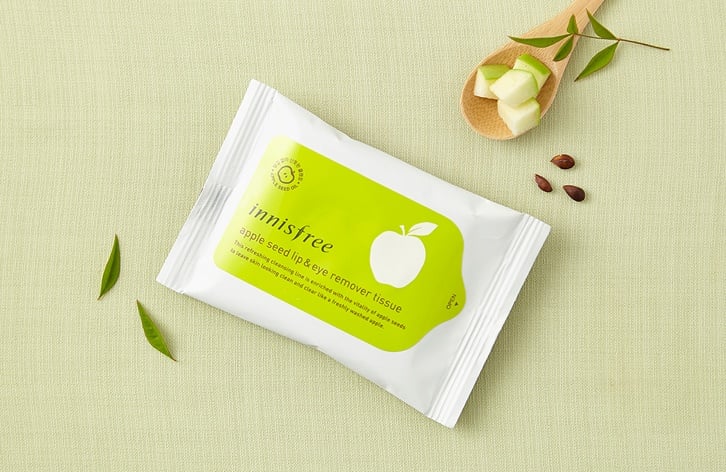 Khăn tẩy trang Innisfree Apple Seed Lip & Eye Makeup Remover Tissue